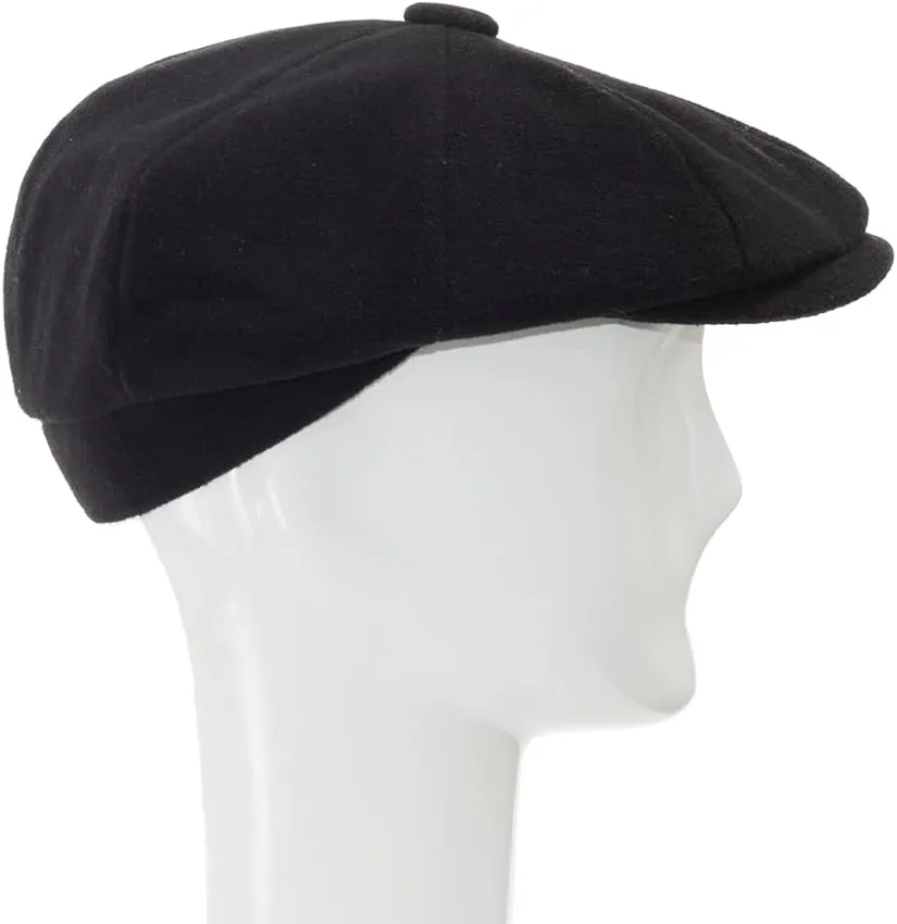 Wesley Ivy Cap 8 Panel Newsboy Flat Hat