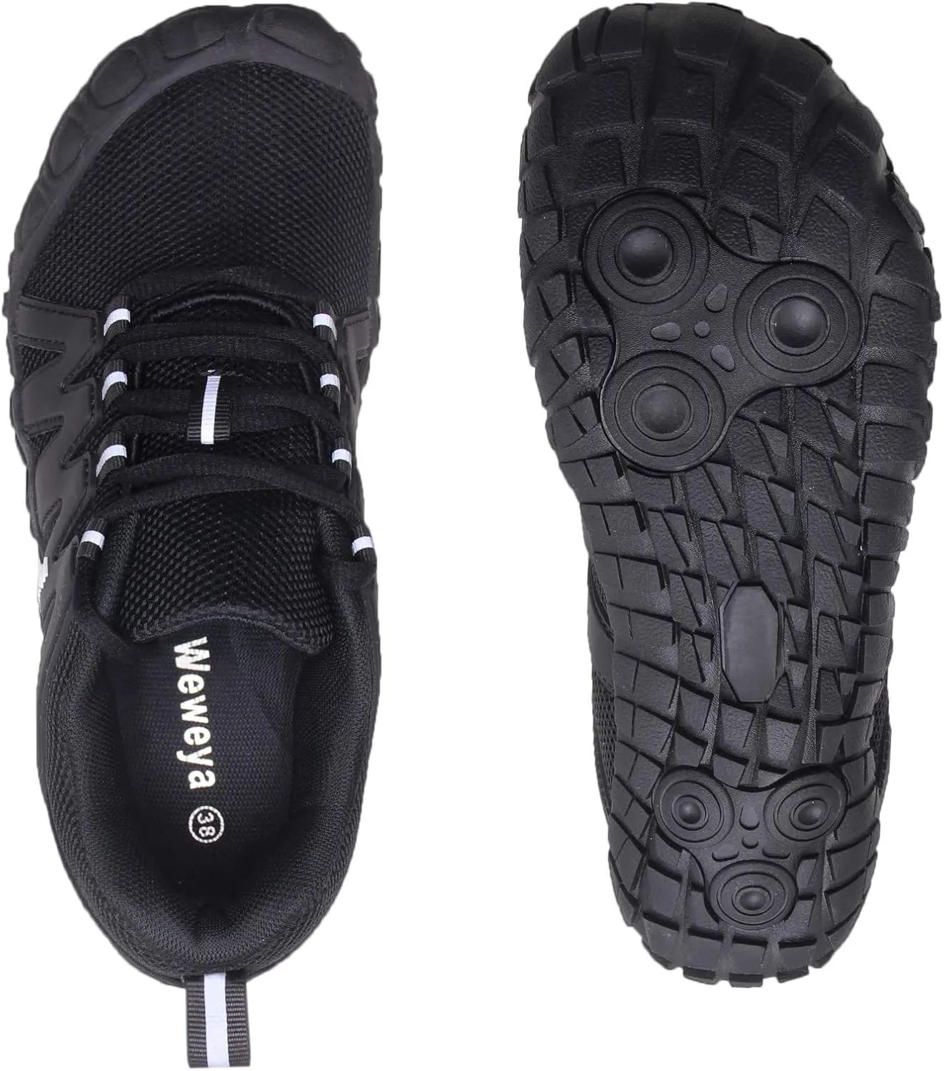 Weweya Barefoot Shoes for Women Minimalist Running Cross Training Shoe