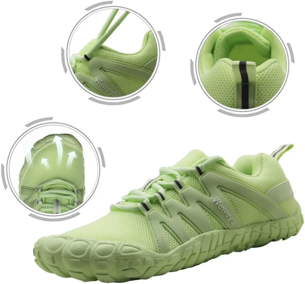 Weweya Barefoot Shoes for Women Minimalist Running Cross Training Shoe