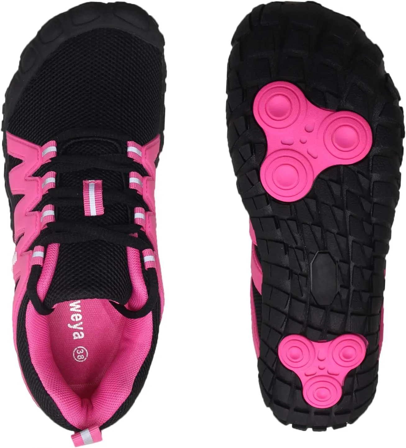 Weweya Barefoot Shoes for Women Minimalist Running Cross Training Shoe