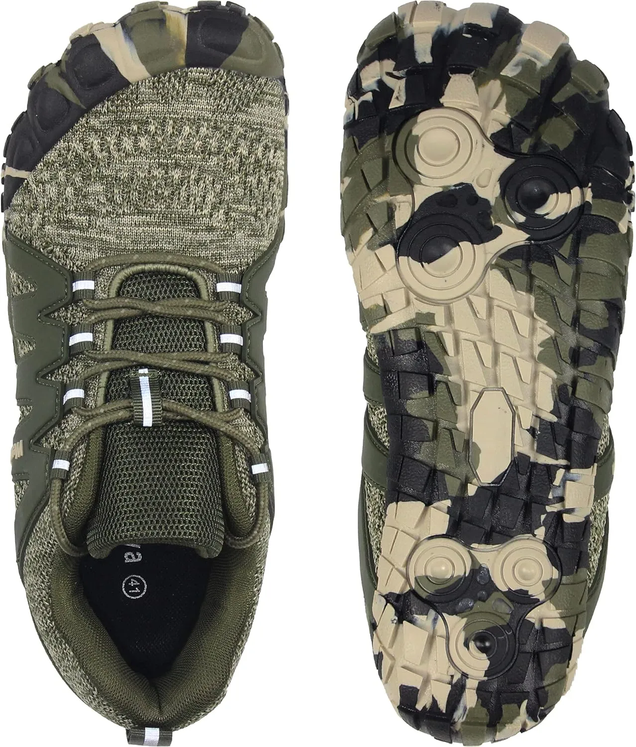 Weweya Barefoot Shoes Men Minimalist Running Cross Training Shoe