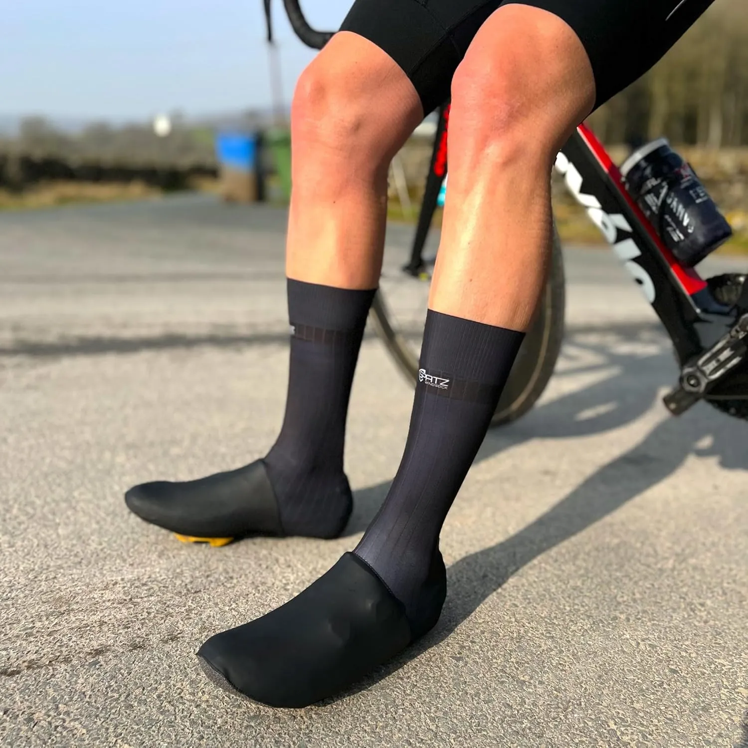 Windsock2 UCI Legal Aero Oversocks – Pro Cycling TT Shoe Covers – Windproof, Waterproof, Aerodynamic Oversocks