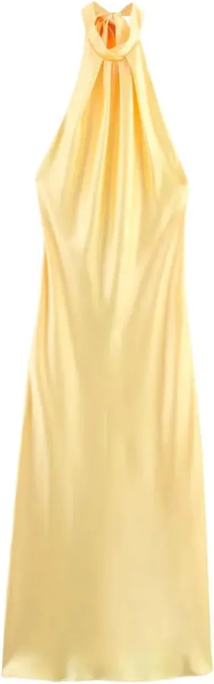 Women Elegant Sexy Sleeveless Backless Long Dress Summer Off Shoulder Backless Slim Party Dresses