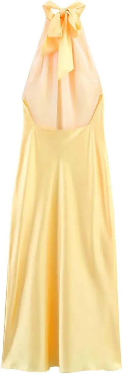 Women Elegant Sexy Sleeveless Backless Long Dress Summer Off Shoulder Backless Slim Party Dresses