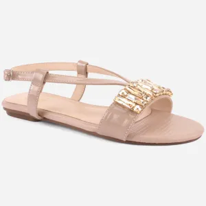Women "DANTE" Stylish Diamantes Sandals