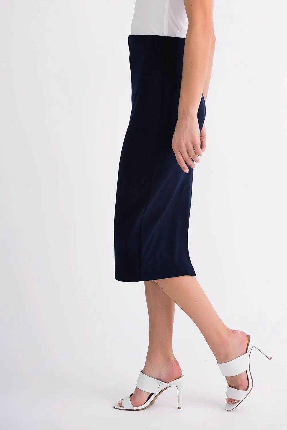 Womens Below-The-Knee Pencil Skirt Style 163083J
