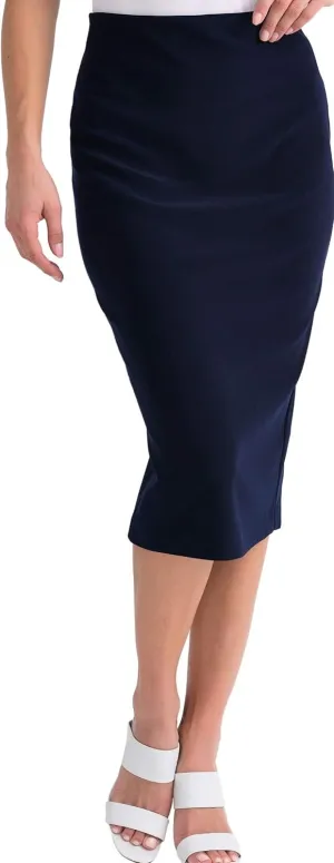 Womens Below-The-Knee Pencil Skirt Style 163083J
