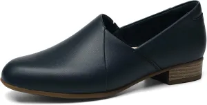 Women's Classic Comfort Dress Shoes Casual Leather Loafers Flats Cute Versatile Slip-Ons Everyday Work Shoes