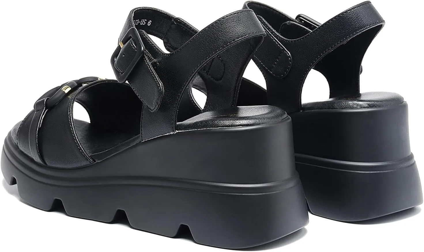 Women's Comfort Padded Flat Peep Toe Slingback Sandals with Ankle Strap Shoes