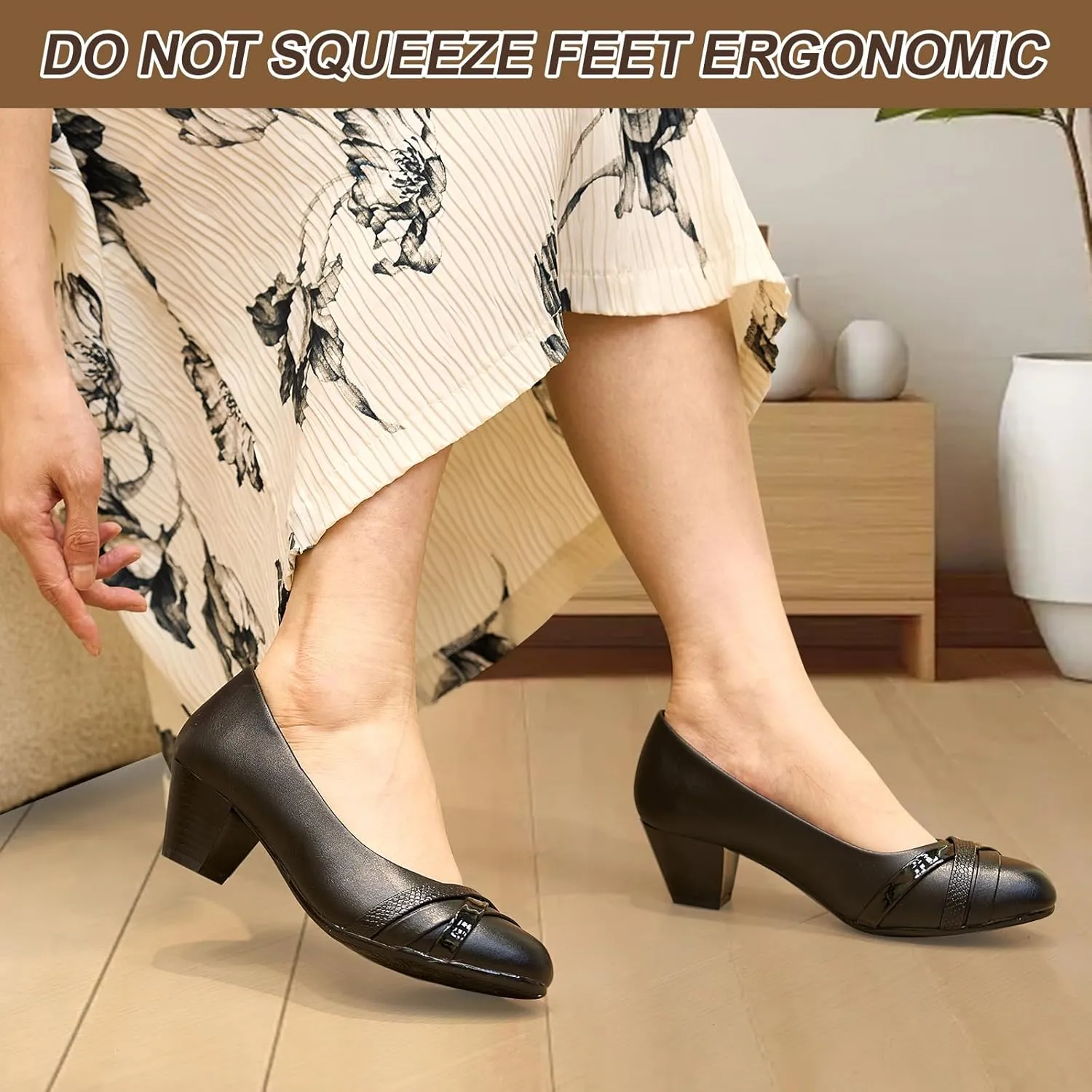 Women's Elegant Dress Shoes Stylish Comfortable Office Footwear for All Day Wear, Versatile Professional Fashion Shoes