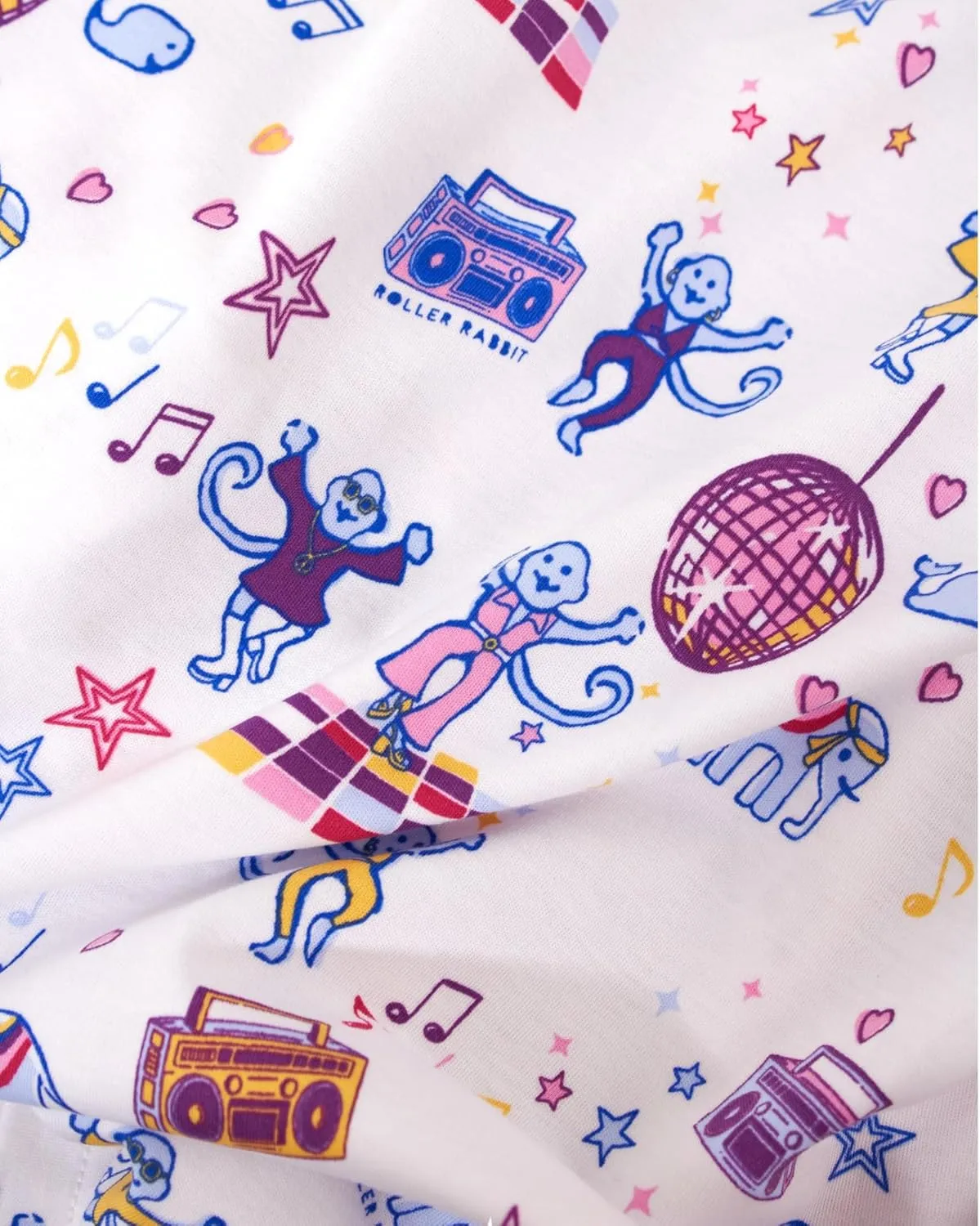 Womens Pajamas Set, 2PCS Button Down Vacation Monkey Beach Shorts Set Y2k Loungewear Pjs for Birthday Valentines Gift