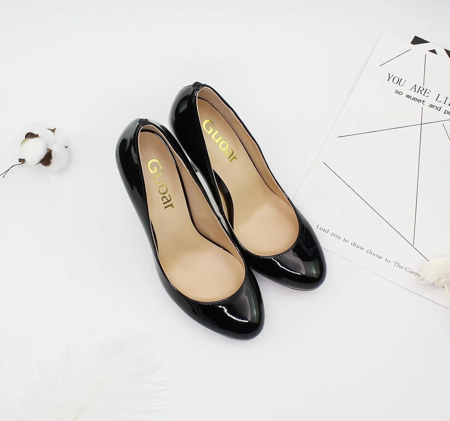 Womens Round Toe Sexy Shallow Mouth 4.7in Stilettos High Heel Banquet Pumps Big Size Versatile Shoes