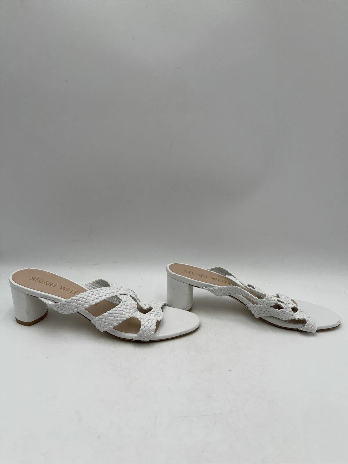 Women’s Stuart Weitzman Rosie 50 Sandal Sandals White Size 9 - Very Good