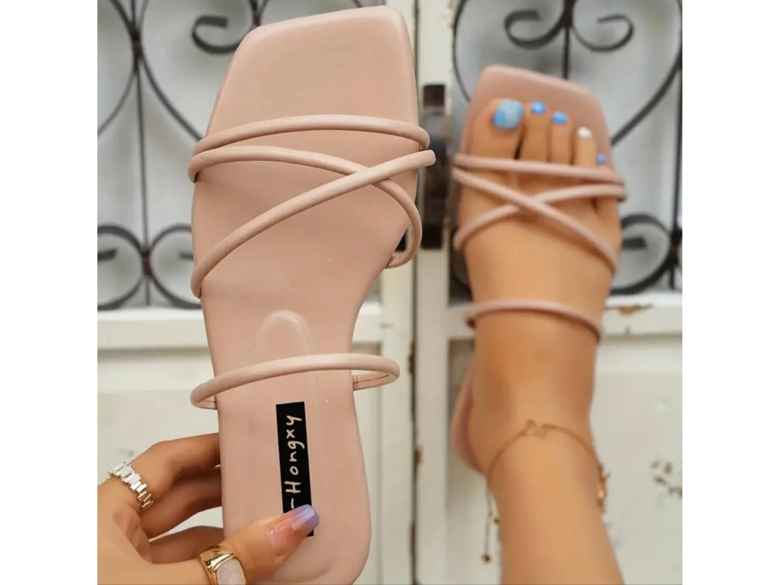 Women's Tan Slide