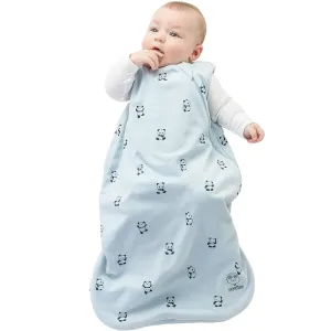 Woolino Merino Wool and Organic Cotton Baby Sleep Bag - 4 Season Classic Sleep Sack for Baby - Two-Way Zipper Sleeping Bag for Baby and Toddler - 6-18 Months - Panda
