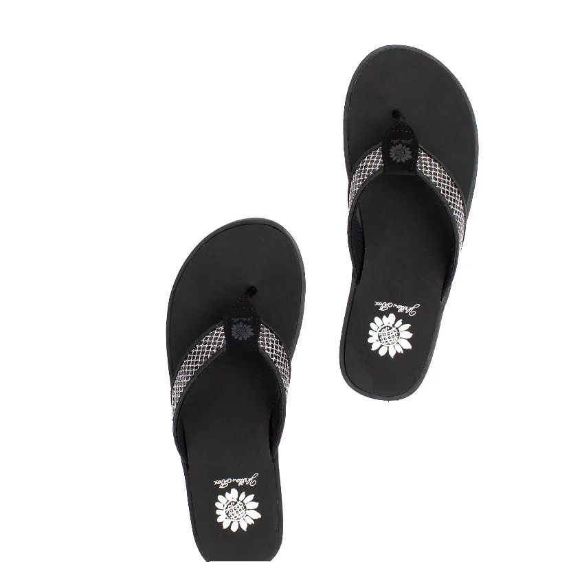 Yellow Box "Fabbie" Rhinestone Embellished Flip Flop Sandal