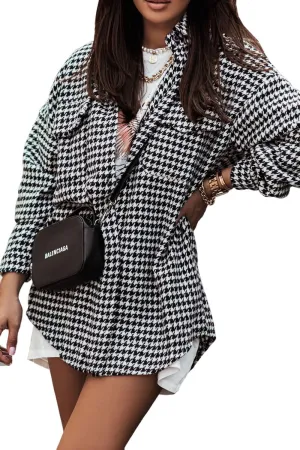 YOCUR Womens Flannel Shirts Plaid Button Down Shirt Casual Lapel Long Sleeve Outwear Warm Fall Winter Blouses