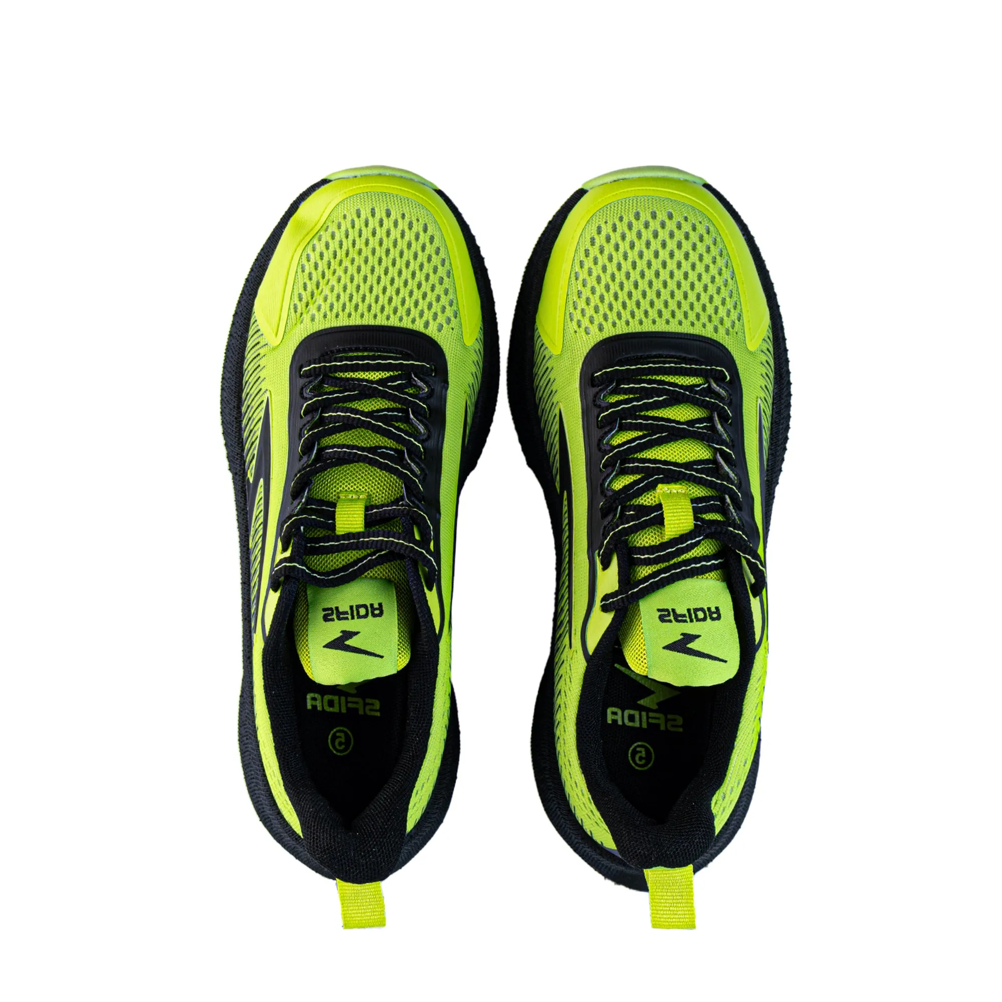 Zephyr Boy's Performance Runner Lace Up - Lime/Black