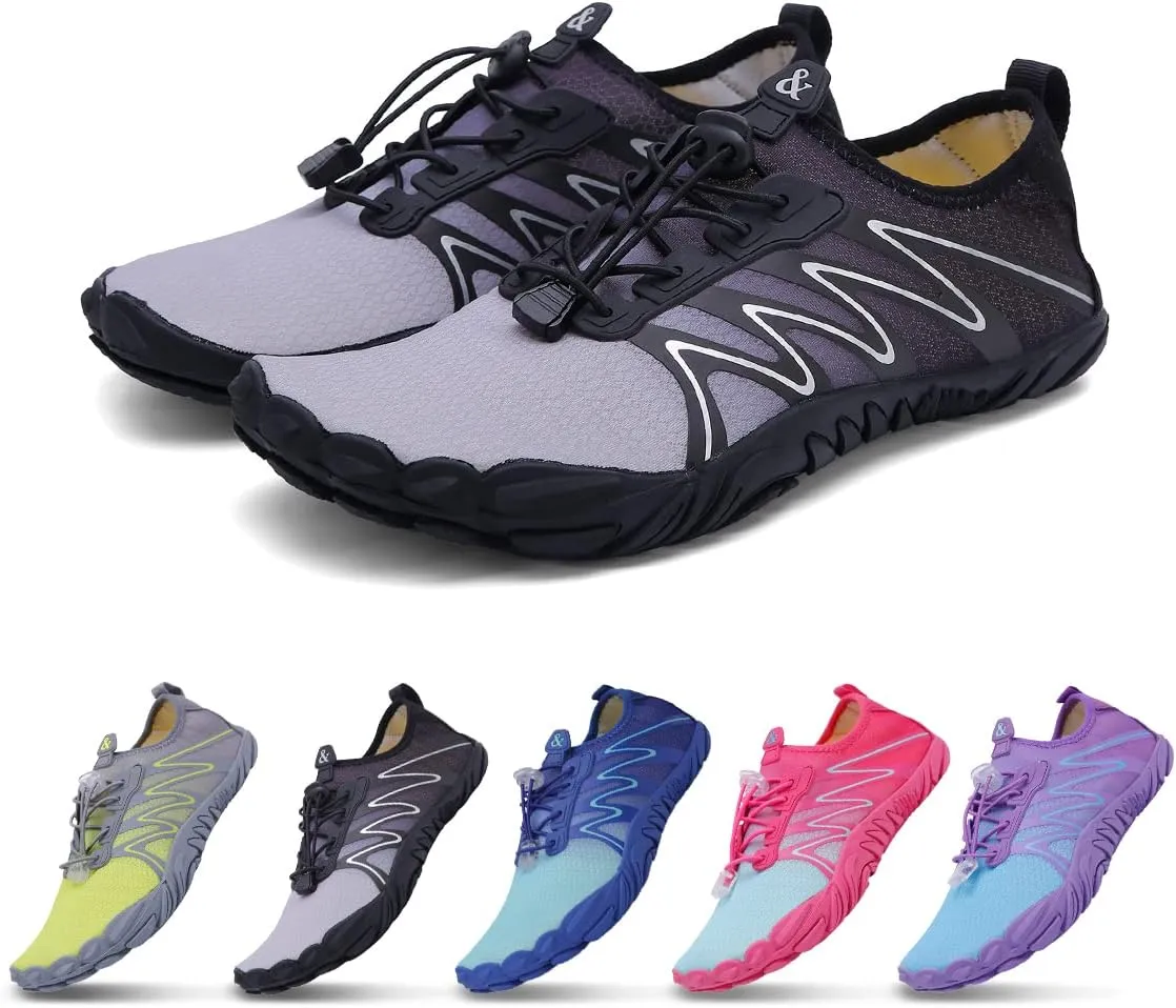 ziitop Water Shoes for Men Women Beach Barefoot Swim Rock Climbing Pool Shoes Socks, Anti-Slip Breathable Quick Dry Lightweight Slip-on, Outdoor Sport Hiking Walking Boating Fishing Diving Surfing