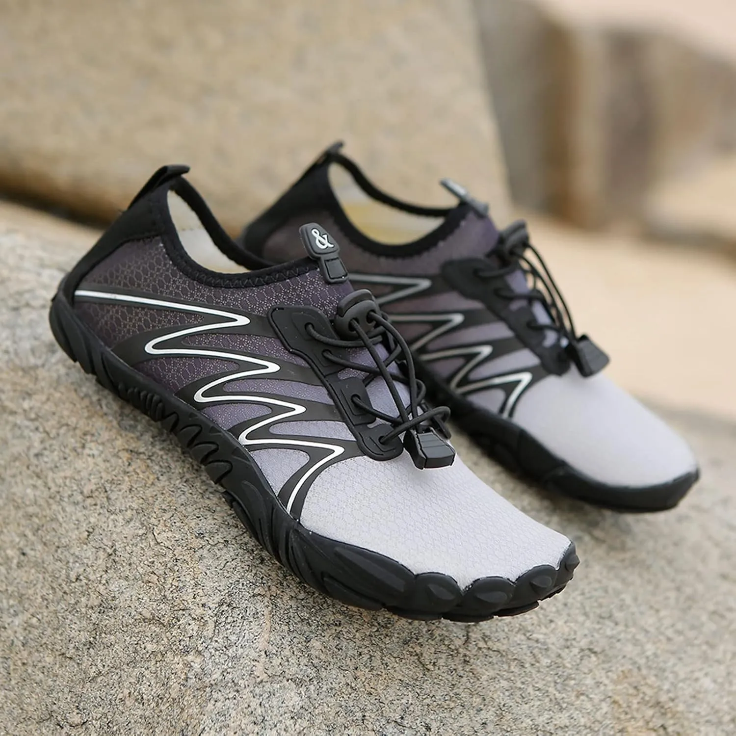 ziitop Water Shoes for Men Women Beach Barefoot Swim Rock Climbing Pool Shoes Socks, Anti-Slip Breathable Quick Dry Lightweight Slip-on, Outdoor Sport Hiking Walking Boating Fishing Diving Surfing